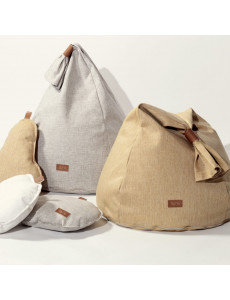 Pouf baluchon - D60 x H45cm - 6 coloris