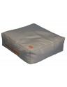 Pouf carré Oxford - 60 x 60cm - 2 coloris