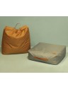Pouf carré Oxford - 60 x 60cm - 2 coloris