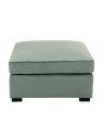 Pouf sur pieds en velours - 95 x 80cm