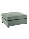 Pouf sur pieds en velours - 95 x 80cm