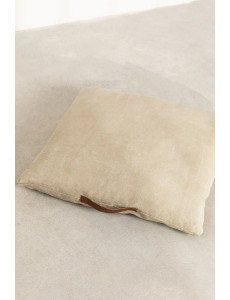 Coussin de sol carré en coton - L60 x P60 x H12cm - 3 coloris