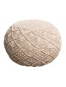 Pouf en coton macramé - D48 x H36cm
