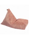 Pouf berlingot en velours - 80 x 140cm - 6 coloris