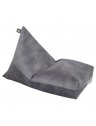 Pouf berlingot en velours - 80 x 140cm - 6 coloris