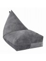 Pouf berlingot en velours - 80 x 140cm - 6 coloris