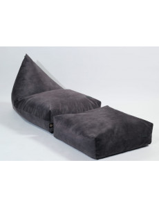 Pouf berlingot en velours - 80 x 140cm - 6 coloris
