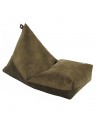 Pouf berlingot en velours - 80 x 140cm - 6 coloris