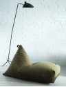 Pouf berlingot en velours - 80 x 140cm - 6 coloris