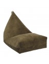 Pouf berlingot en velours - 80 x 140cm - 6 coloris