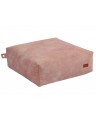 Pouf carré en velours - 60 x 60cm - 6 coloris