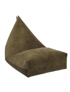 Pouf berlingot en velours - 60 x 120cm - 6 coloris