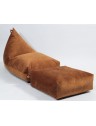 Pouf berlingot en velours - 60 x 120cm - 6 coloris