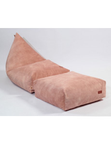 Pouf berlingot en velours - 60 x 120cm - 6 coloris