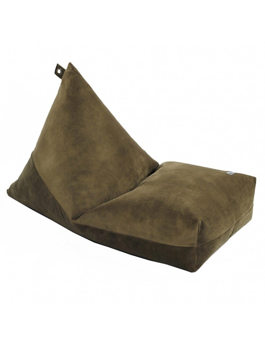 Pouf berlingot en velours - 60 x 120cm - 6 coloris