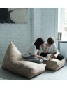 Pouf berlingot en velours - 60 x 120cm - 6 coloris