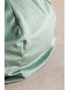 Pouf rond avec pompon - D45 x H25cm - 3 coloris