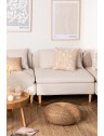 Pouf rond en jute - ø50, ø60 ou ø80cm