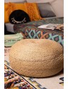 Pouf rond en jute - ø50, ø60 ou ø80cm