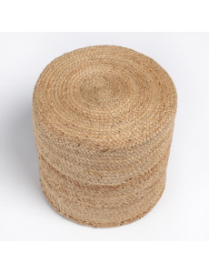 Pouf en jute - D40 x H40cm