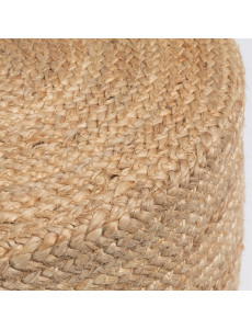 Pouf en jute - D40 x H40cm