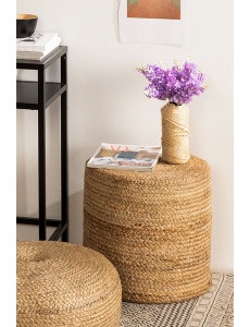 Pouf en jute - D40 x H40cm