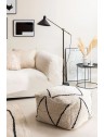Pouf berbère en coton - L65 x P65 x H41cm