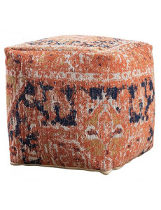 Pouf en coton - L45 x P45 x...