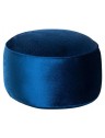 Pouf rond en velours - Ø58 x H37cm - 5 coloris