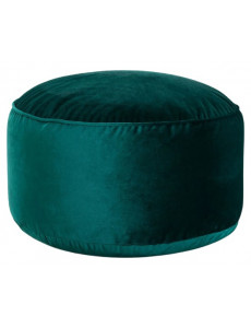 Pouf rond en velours - Ø58 x H37cm - 5 coloris