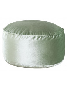 Pouf rond en velours - Ø58 x H37cm - 5 coloris
