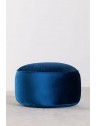 Pouf rond en velours - Ø58 x H37cm - 5 coloris