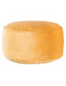 Pouf rond en velours - Ø58 x H37cm - 5 coloris
