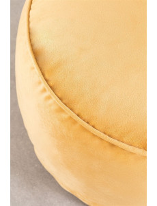 Pouf rond en velours - Ø58 x H37cm - 5 coloris
