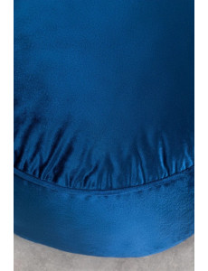 Pouf rond en velours - Ø58 x H37cm - 5 coloris