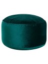 Pouf rond en velours - Ø58 x H37cm - 5 coloris