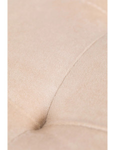 Pouf capitonné en velours - Ø60 x H24cm - 3 coloris