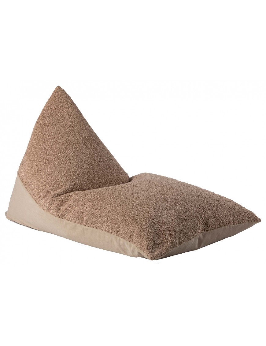 Pouf en coton, tissage panama