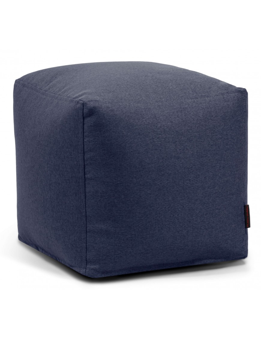 Pouf cube tissu - 330 g/m² - 12 coloris