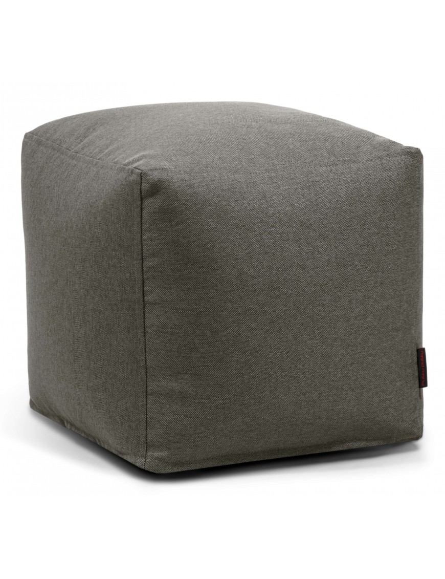 Pouf cube tissu - 330 g/m² - 12 coloris