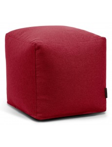 Pouf cube tissu - 330 g/m² - 12 coloris