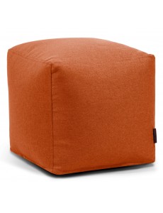 Pouf cube tissu - 330 g/m² - 12 coloris