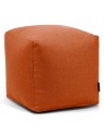 Pouf cube tissu - 330 g/m² - 12 coloris