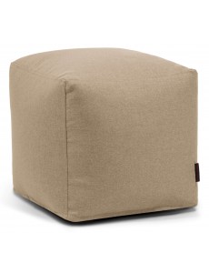 Pouf cube tissu - 330 g/m² - 12 coloris