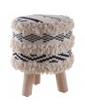 pouf sur pieds berbère en coton