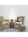pouf sur pieds en coton