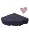 coussin de sol pliable, nuage bleu marine