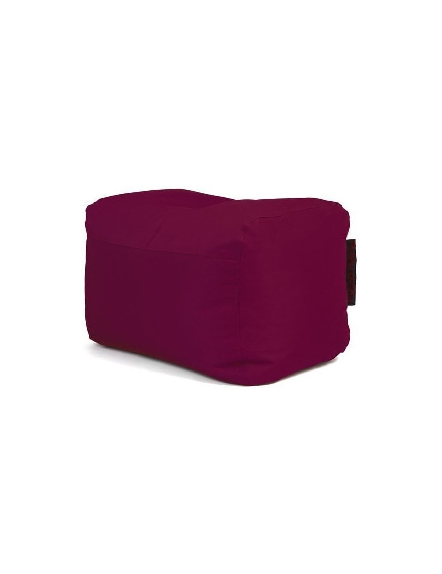 Pouf rectangle tissu - 380 g/m² - 21 coloris