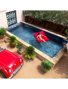 Pouf XXL Piscine - 170 x 130cm - 10 coloris