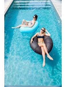 Pouf Piscine Bouée - Ø100 x H35cm - 7 coloris